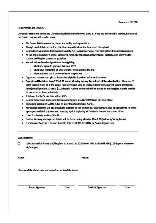 permission form 19 permission form 19